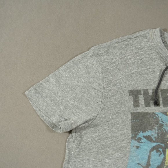 The Beatles Top Womens Medium Gray Twist And Shout Japanese Print Worn-Rite - Picture 5 of 13